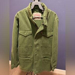 Levi's Olive Military Field Jacket